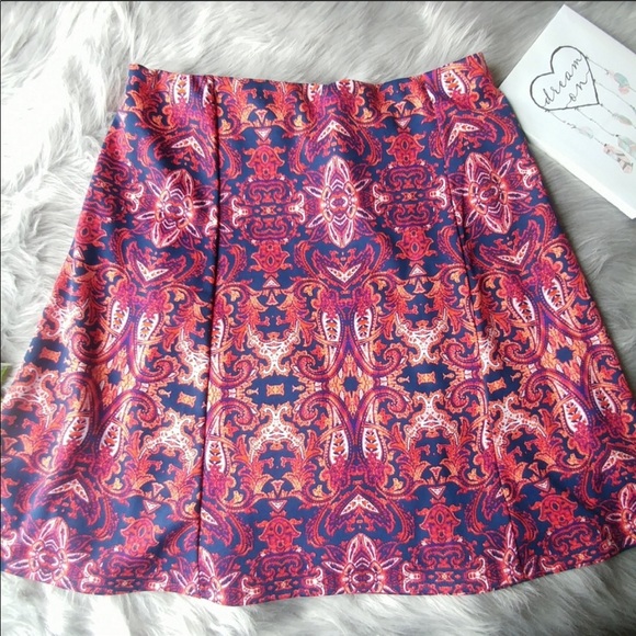 Renee C Stitch Fix boho lined skirt XL NWT - Picture 5 of 5